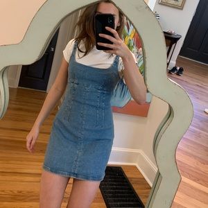 Stretch Denim Tank Dress